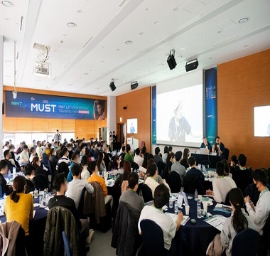 한스바이오메드가 주최한 학술 포럼 ‘제6회 2022 MINT Lift USER SPECIFIC TRAINING FORUM'에 국내 미용, 성형외과 의료진 200여 명이 참석했다.[사진=한스바이오메드]